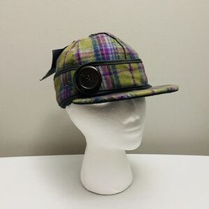 Stormy Kromer Women's 6 1/2 Plaid Winter Outdoor Wool Blend Hat Hunting Cap NWT